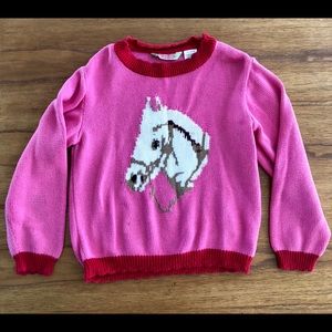 Girls Horse Sweater by Sophie and Sam